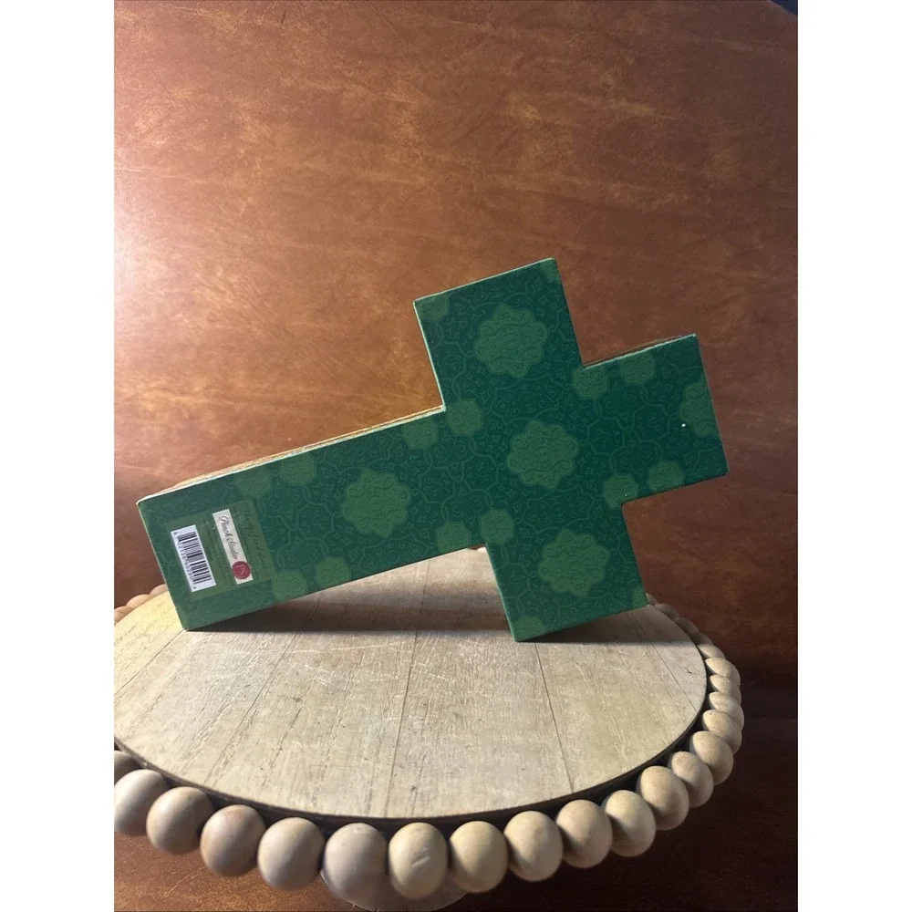 Vintage Cardboard Cross Religious Jesus Punch Studio Gift Box